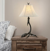 Brisbane 27.5" Rustic Resin LED Table Lamp