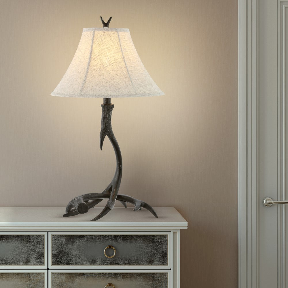 Brisbane 27.5" Rustic Resin LED Table Lamp