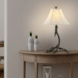 Brisbane 27.5" Rustic Resin LED Table Lamp