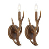 Brown Wood Finish (Set of 2)
