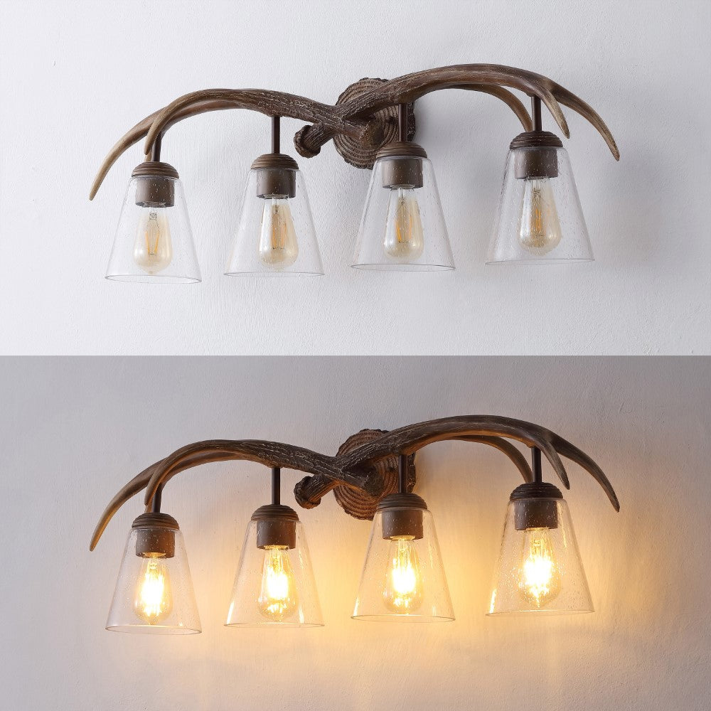 Thakar Adjustable Resin Antler 6-Light Chandelier