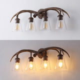 Thakar Adjustable Resin Antler 6-Light Chandelier