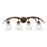 Thakar Adjustable Resin Antler 6-Light Chandelier