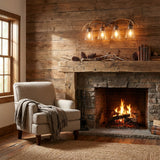 Thakar Adjustable Resin Antler 6-Light Chandelier