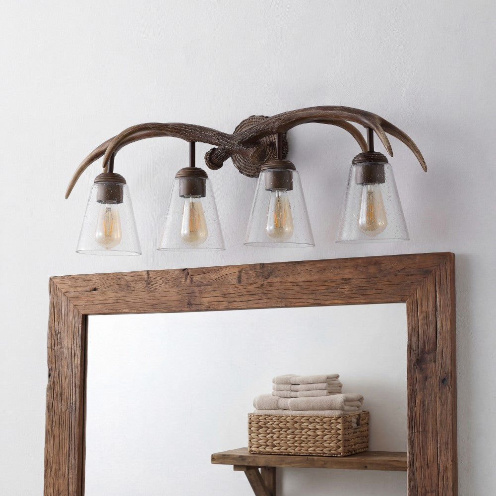Thakar Adjustable Resin Antler 6-Light Chandelier