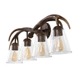 Thakar Adjustable Resin Antler 6-Light Chandelier
