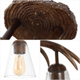 Thakar Adjustable Resin Antler 6-Light Chandelier