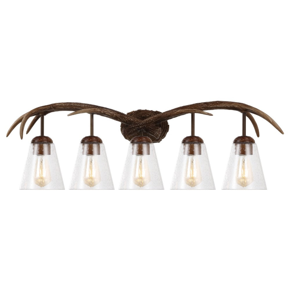Thakar Adjustable Resin Antler 6-Light Chandelier