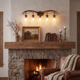 Thakar Adjustable Resin Antler 6-Light Chandelier