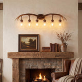 Thakar Adjustable Resin Antler 6-Light Chandelier