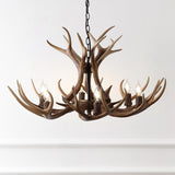 Thakar Adjustable Resin Antler 6-Light Chandelier
