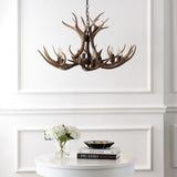 Thakar Adjustable Resin Antler 6-Light Chandelier