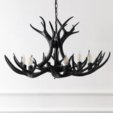 Mist Southwestern Bohemian Resin/Seeded Glass Faux Antler LED Vanity Light