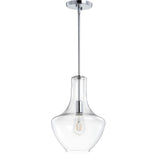 Nile Glass/Metal LED Pendant