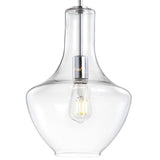 Nile Glass/Metal LED Pendant