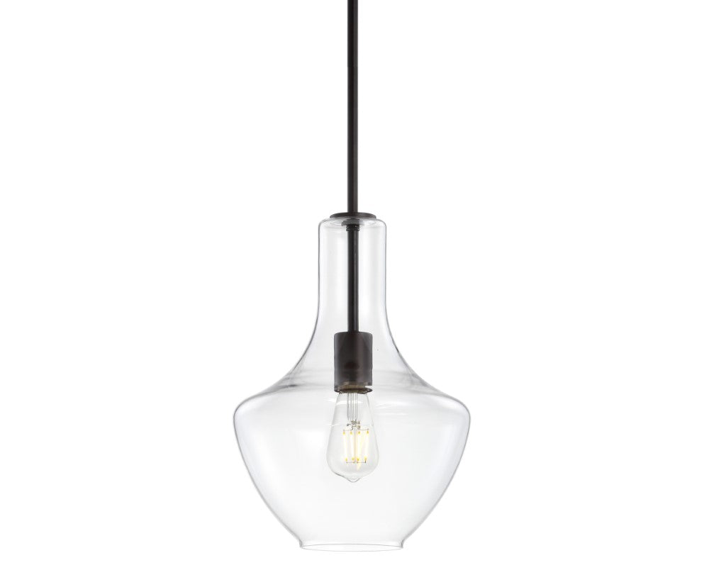 Nile Glass/Metal LED Pendant