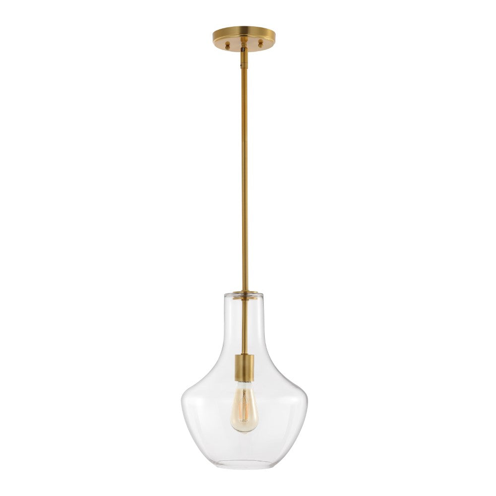 Nile Glass/Metal LED Pendant