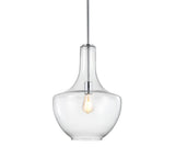 Nile Glass/Metal LED Pendant