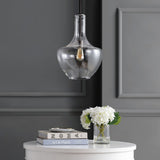 Nile Glass/Metal LED Pendant
