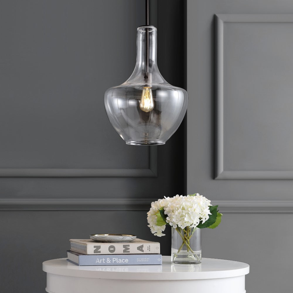 Nile Glass/Metal LED Pendant