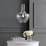 Nile Glass/Metal LED Pendant