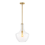 Nile Glass/Metal LED Pendant