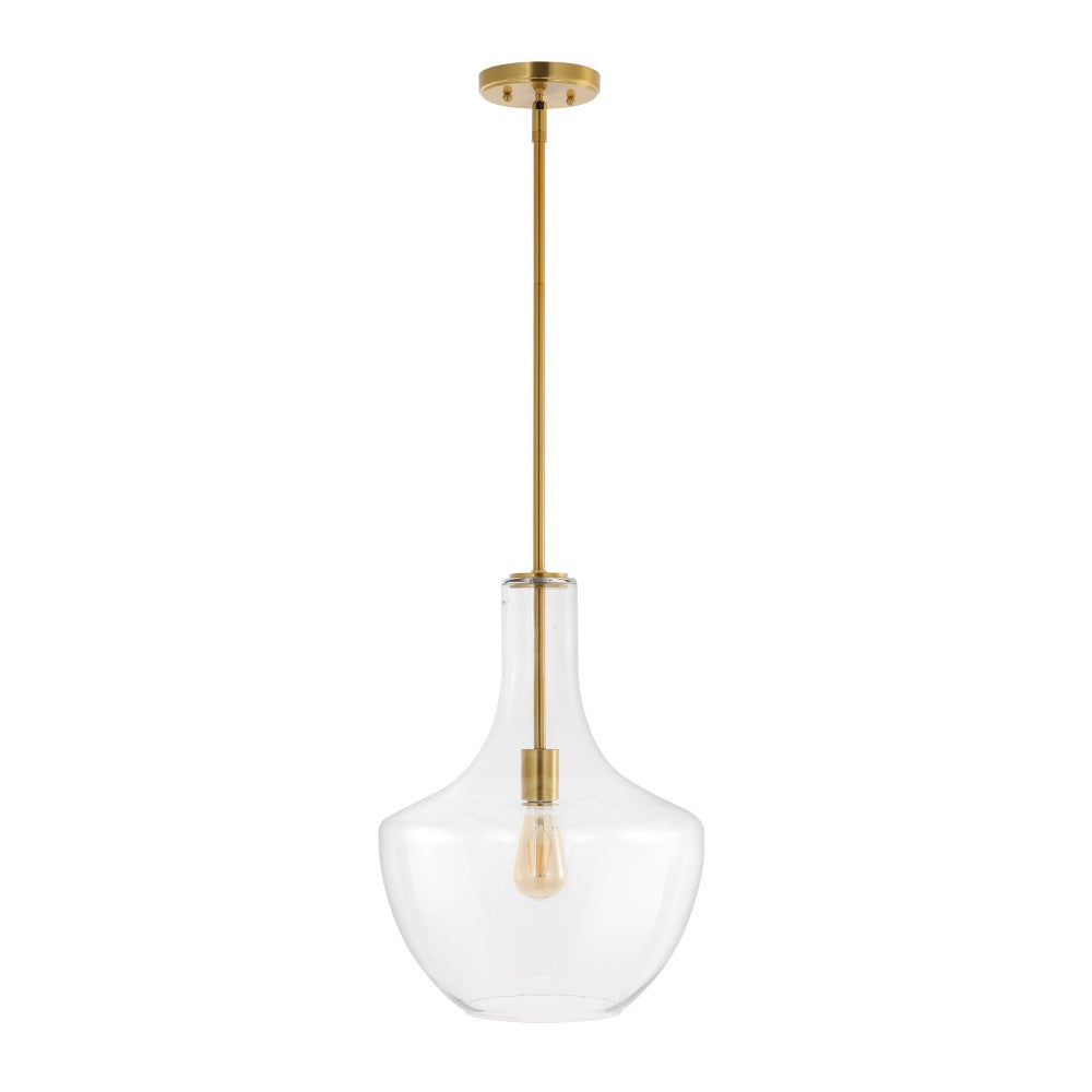 Nile Glass/Metal LED Pendant