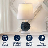Ladybug 18" Rope Ball LED Table Lamp