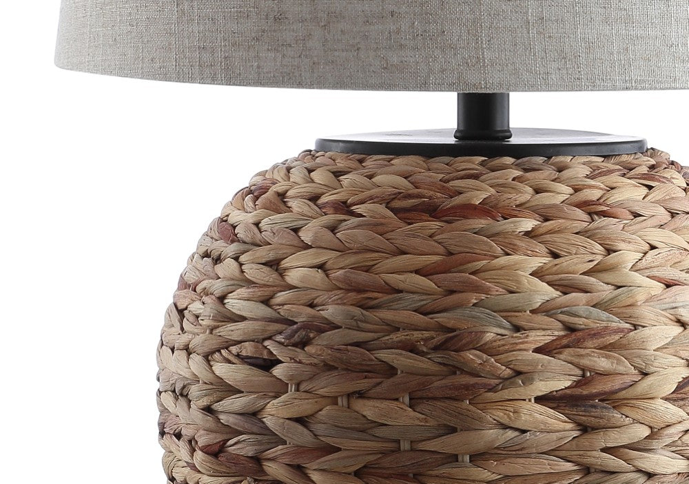 Rustico 24.5" Banana Leaf Basket LED Table Lamp