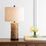 Sharon 25" Sea Grass LED Table Lamp, Set of 2