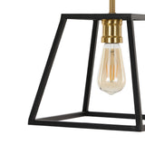 Brass Farmhouse Industrial Iron LED Pendant