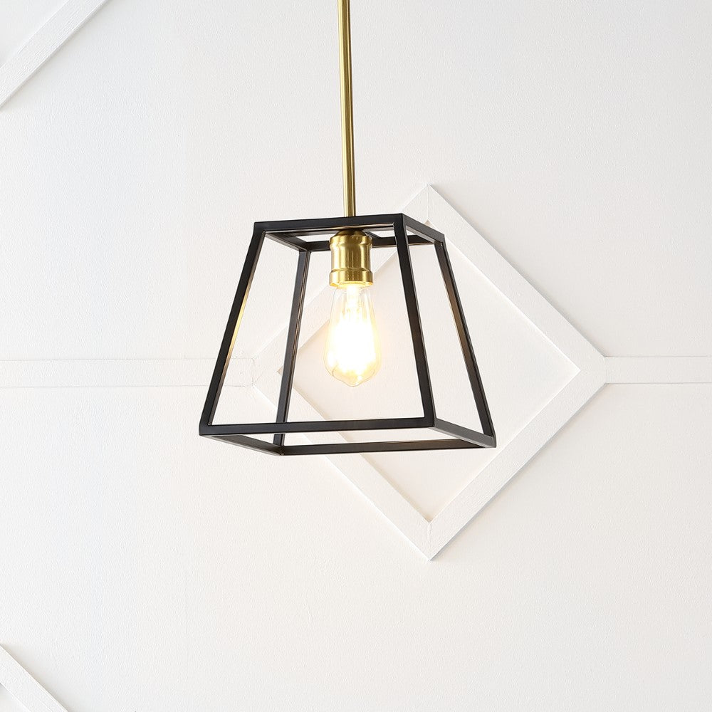 Brass Farmhouse Industrial Iron LED Pendant