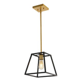 Brass Farmhouse Industrial Iron LED Pendant