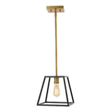 Brass Farmhouse Industrial Iron LED Pendant