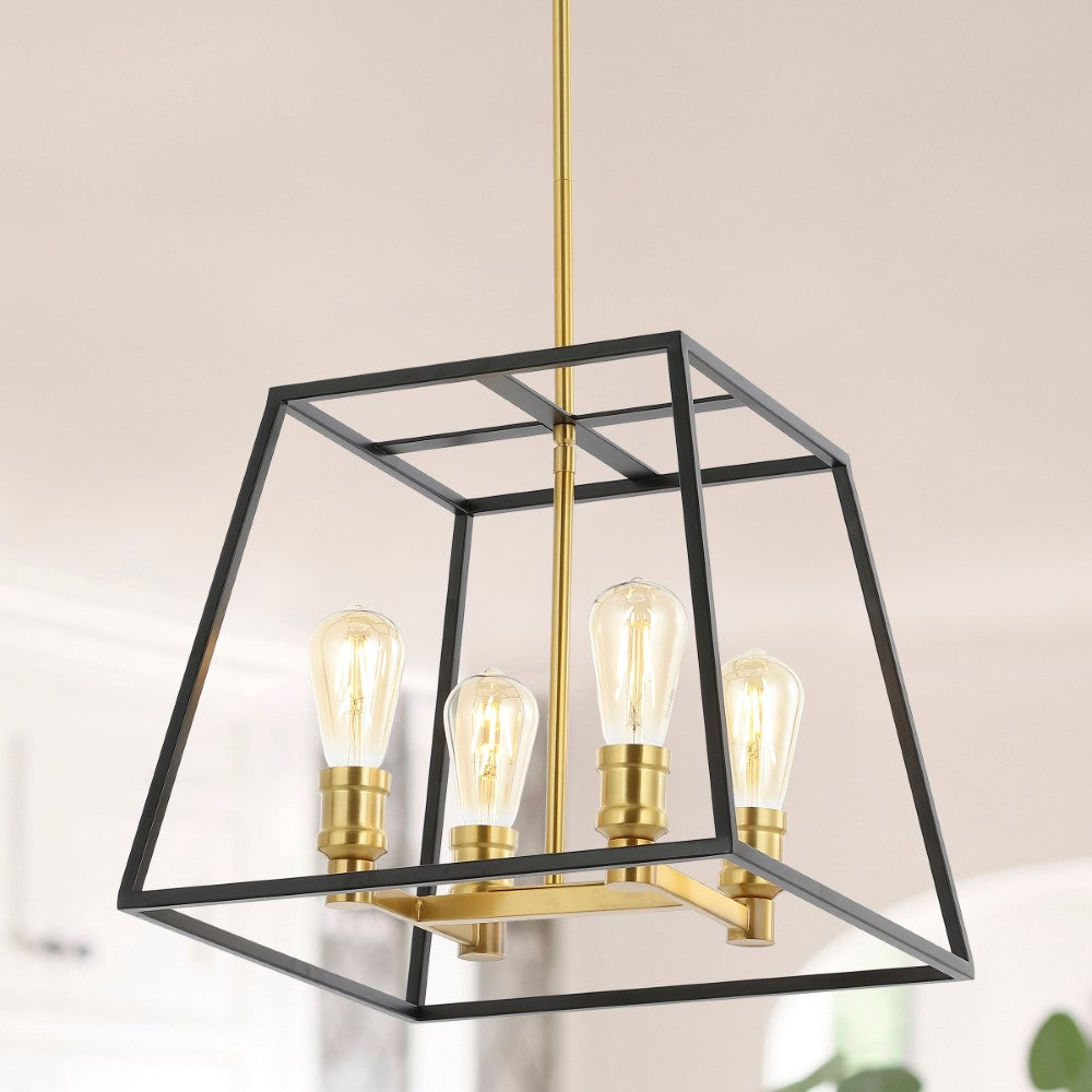 Brass Farmhouse Industrial Iron LED Pendant
