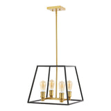 Brass Farmhouse Industrial Iron LED Pendant