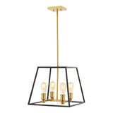 Brass Farmhouse Industrial Iron LED Pendant