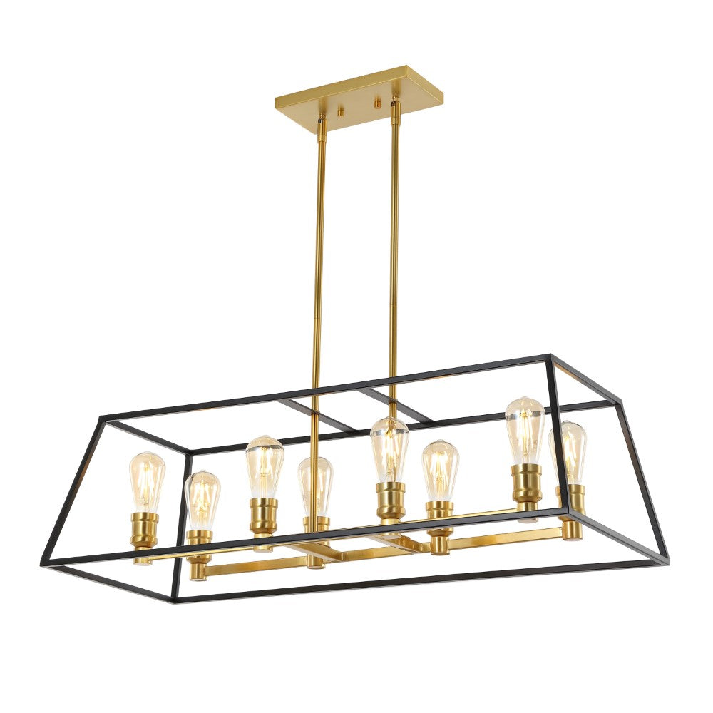 Brass Farmhouse Industrial Iron LED Pendant
