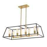 Brass Farmhouse Industrial Iron LED Pendant