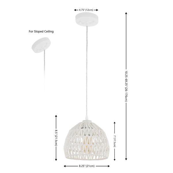 Dimension Image White / 8.25''