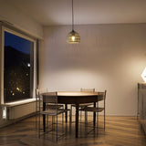 Wasp 20" Woven Rattan Dome LED Pendant