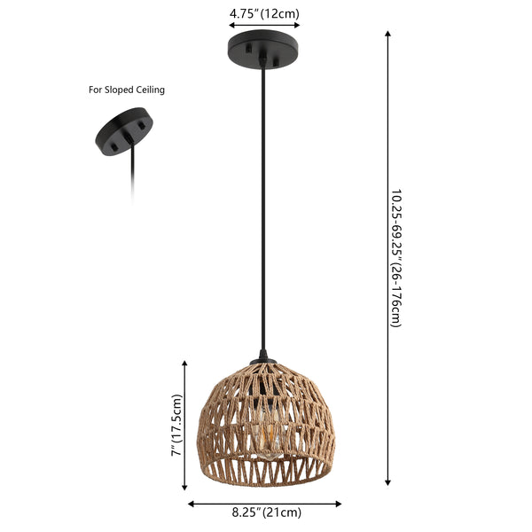 Dimension Image Brown/Black / 8.25''