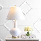 Sinaloa 27" Ceramic/Iron Contemporary USB Charging LED Table Lamp