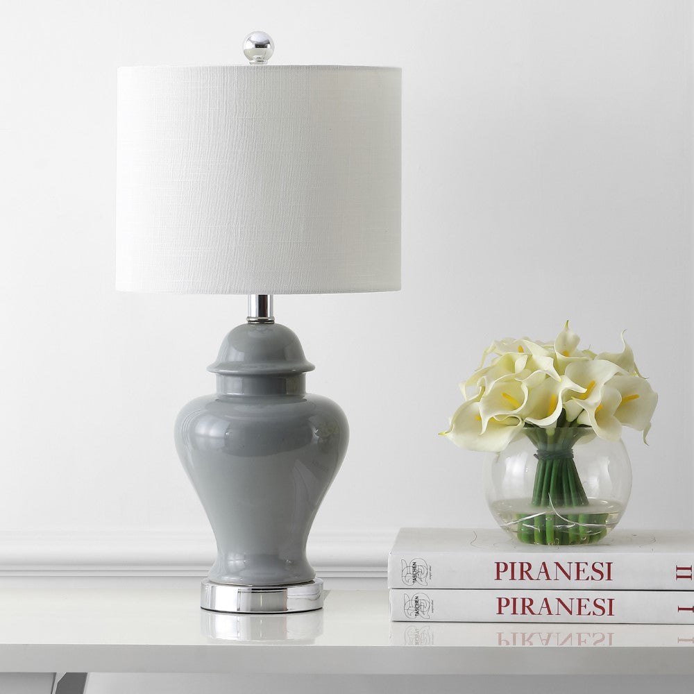 Electra 22" Ceramic/Iron Classic Cottage LED Table Lamp Set 2