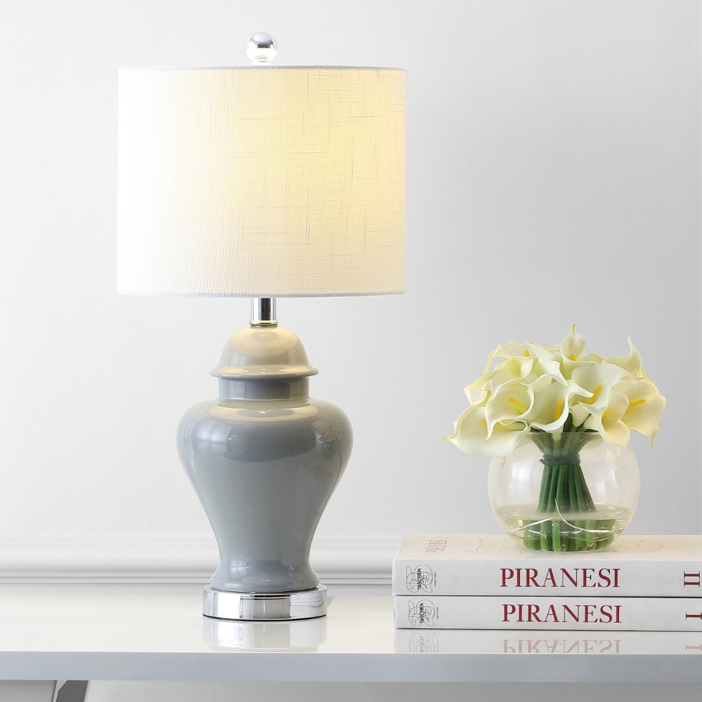 Electra 22" Ceramic/Iron Classic Cottage LED Table Lamp Set 2