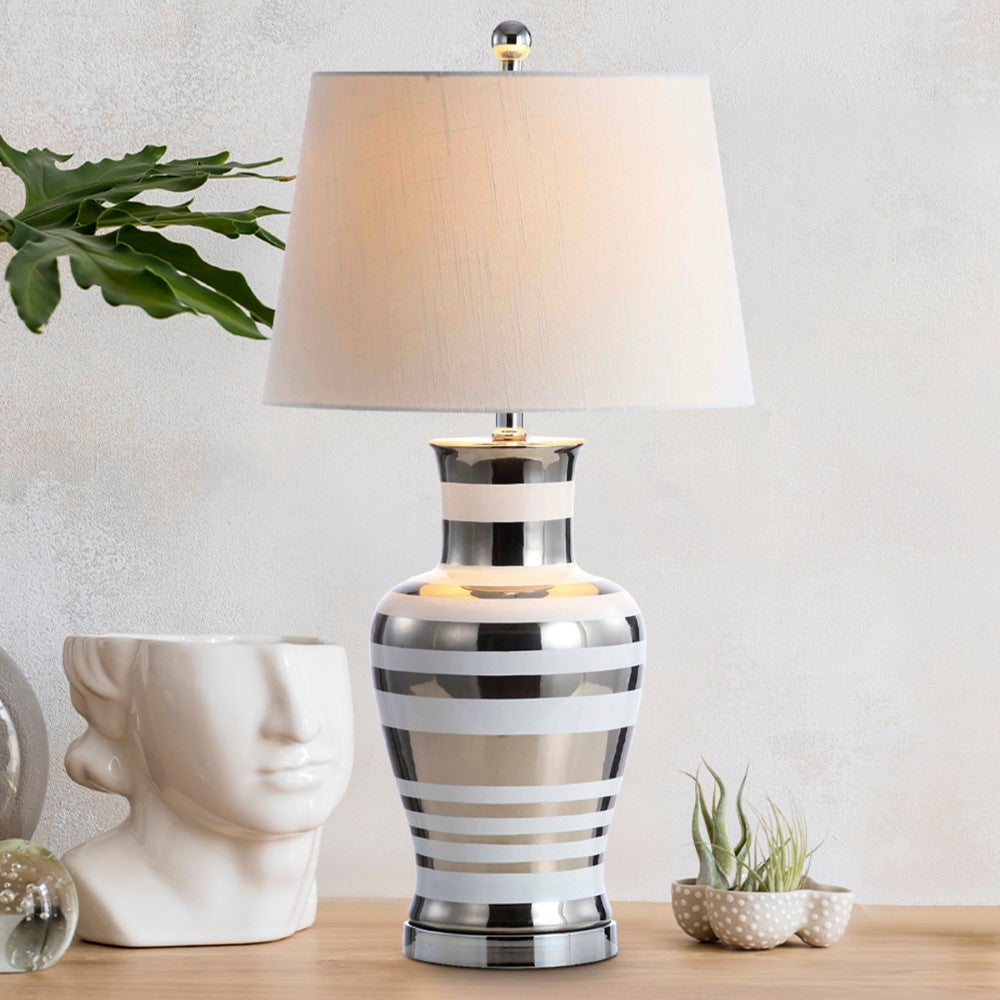 Shinano 28.75" Ceramic/Iron Classic Modern LED Table Lamp