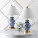 Tadami 21" Ceramic/Iron Classic Modern LED Table Lamp, Set of 2