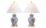 Tadami 21" Ceramic/Iron Classic Modern LED Table Lamp, Set of 2