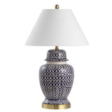 Teshio 28.5" Ceramic/Iron Coastal Modern LED Table Lamp