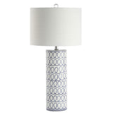 Trumbo 28.75" Ceramic Modern Column LED Table Lamp